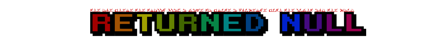 Returned Null